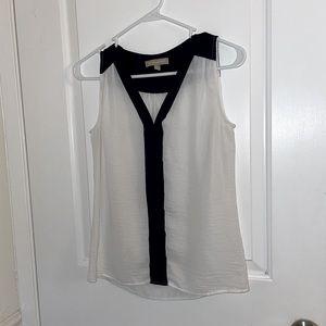 Banana Republic Black and White blouse